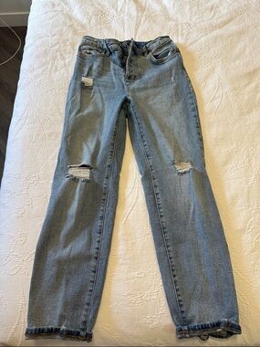 Joe Fresh Light Blue Distressed Boyfriend Jeans